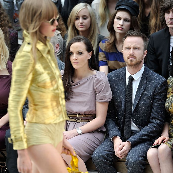 Aaron Paul Found the Burberry Show Deeply Confusing