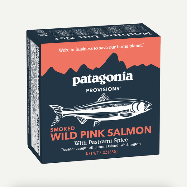 Patagonia Canned Smoked Wild Pink Salmon with Pastrami Spice