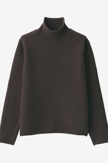 Muji Labo Women’s Yak Wool Blend Turtleneck Sweater