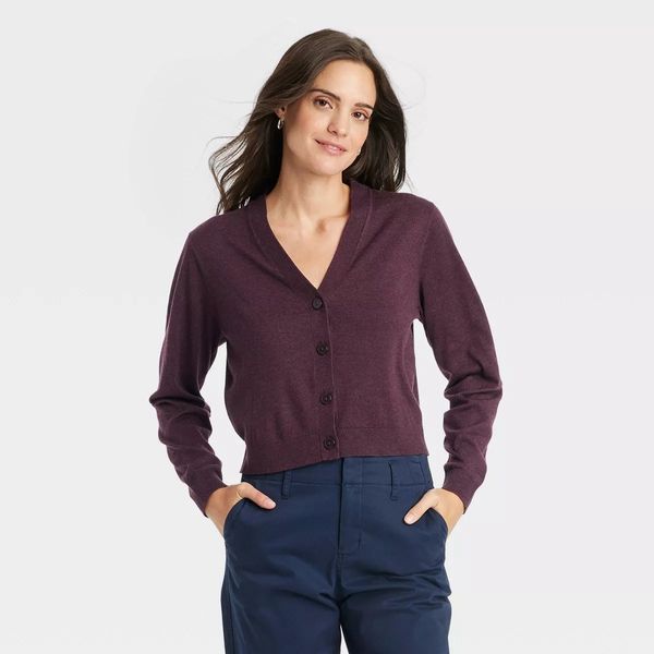 A New Day Women's Button-Front Cardigan