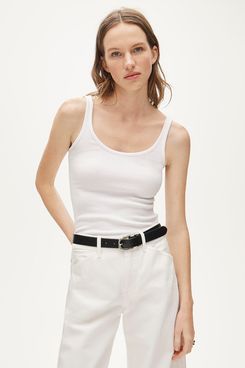 J.Crew Perfect Rib Scoopneck Tank Top