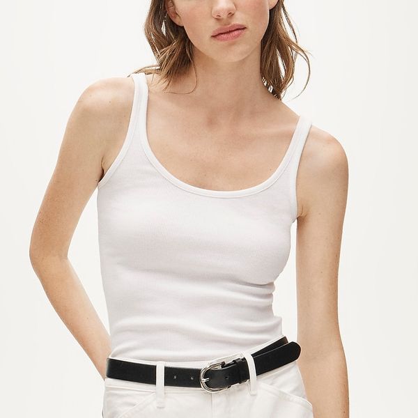 J.Crew Perfect Rib Scoopneck Tank Top