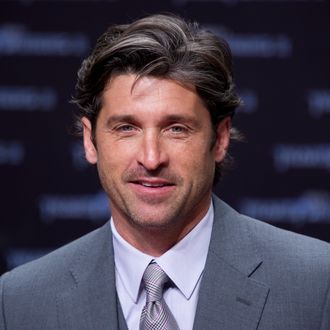 (From L) US actor Patrick Dempsey poses for photographers as he arrives for the European premiere of US film Transformers 3 in Berlin June 25, 2011. The franchise's third edition by US director Michael Bay will hit European screens on June 29, 2011. AFP PHOTO / JOHN MACDOUGALL (Photo credit should read JOHN MACDOUGALL/AFP/Getty Images)