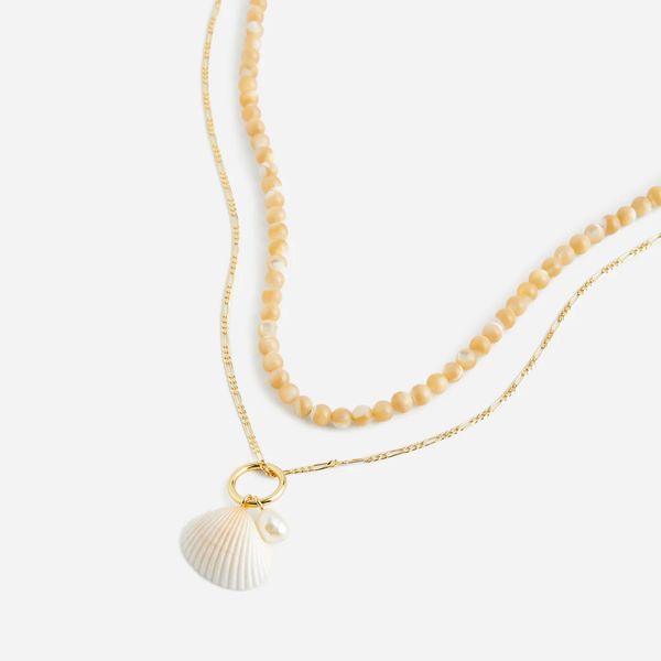 Madewell Two-Pack Shell Necklace Set