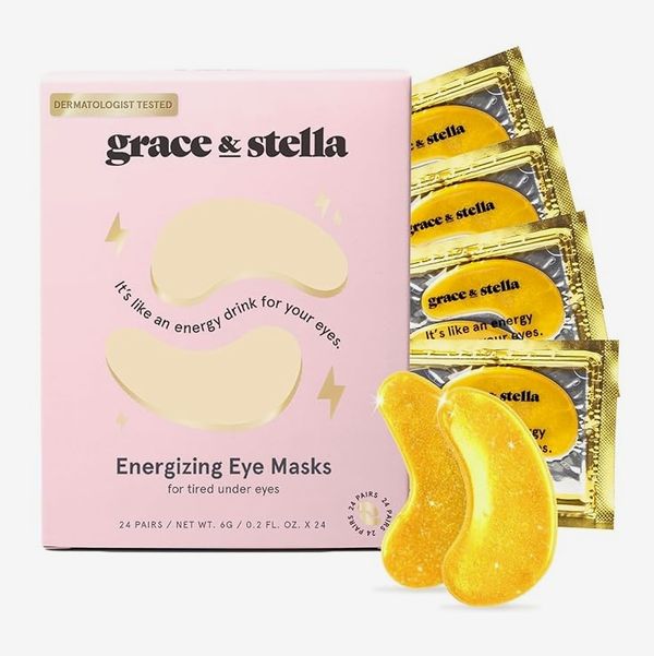 Grace & Stella Anti-Wrinkle + Energizing Gold Collagen Eye Masks