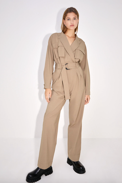Zara Long Jumpsuit With Pockets