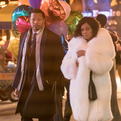 EMPIRE: Pictured L-R: Terrence Howard and Taraji P. Henson in the 