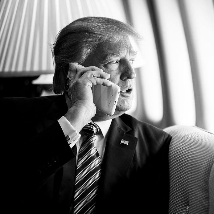 Rebellious Teen Donald Trump Sneaks His Personal Cell Phone