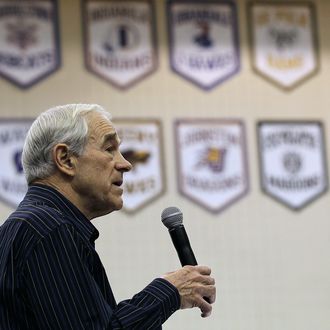 Republican presidential hopeful, U.S. Rep Ron Paul (R-TX).