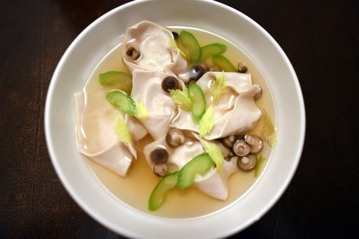 Fung Tu's scallop wonton special.