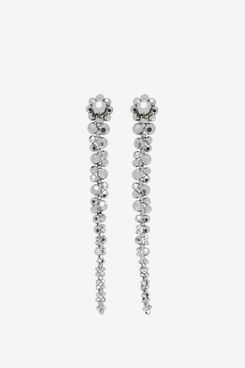 Simone Rocha Silver Drip Earrings