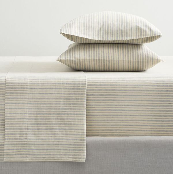 Pottery Barn Classic Stripe Cotton Sheet Set