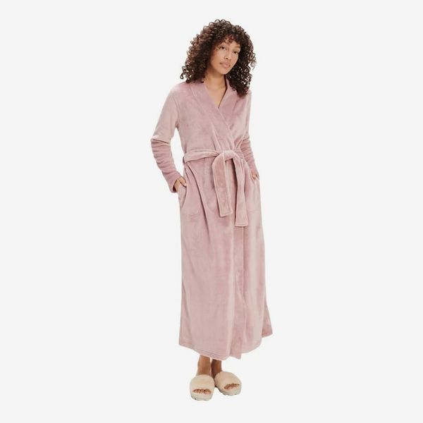 fleece bathrobe for women