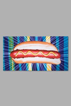Kenny Scharf Hot Dog Beach Towel