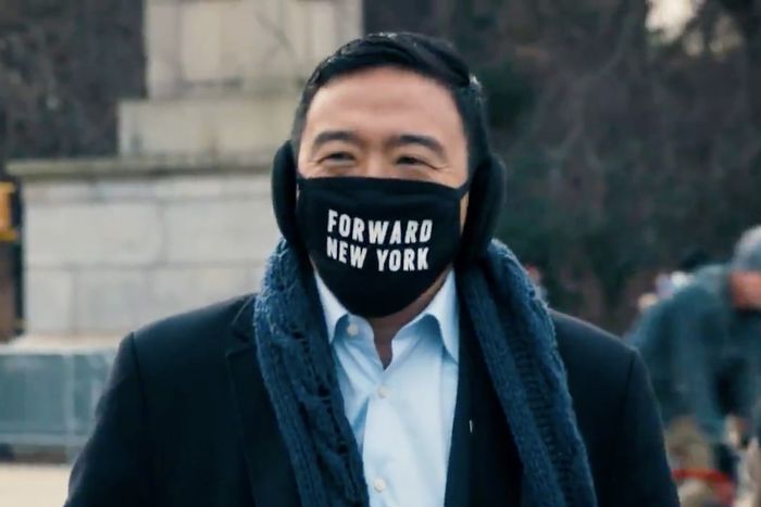 Yang in his campaign video by MC Jin.