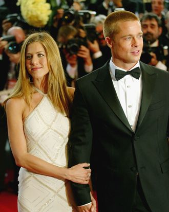 Brad Pitt and Jennifer Aniston.
