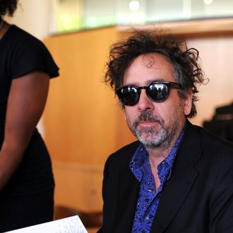 LOS ANGELES, CA - MAY 28: Director Tim Burton signs copies of his Exhibition Catalogue And The 