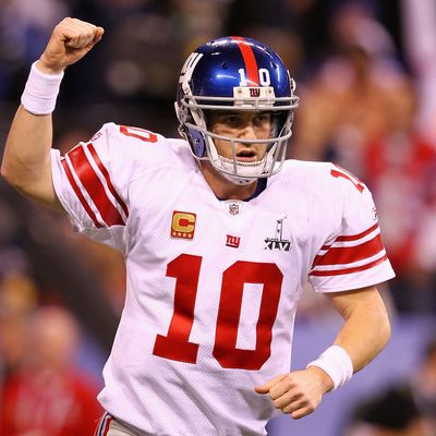 Eli Manning Caught Looking Sad After His Brother Peyton's Super