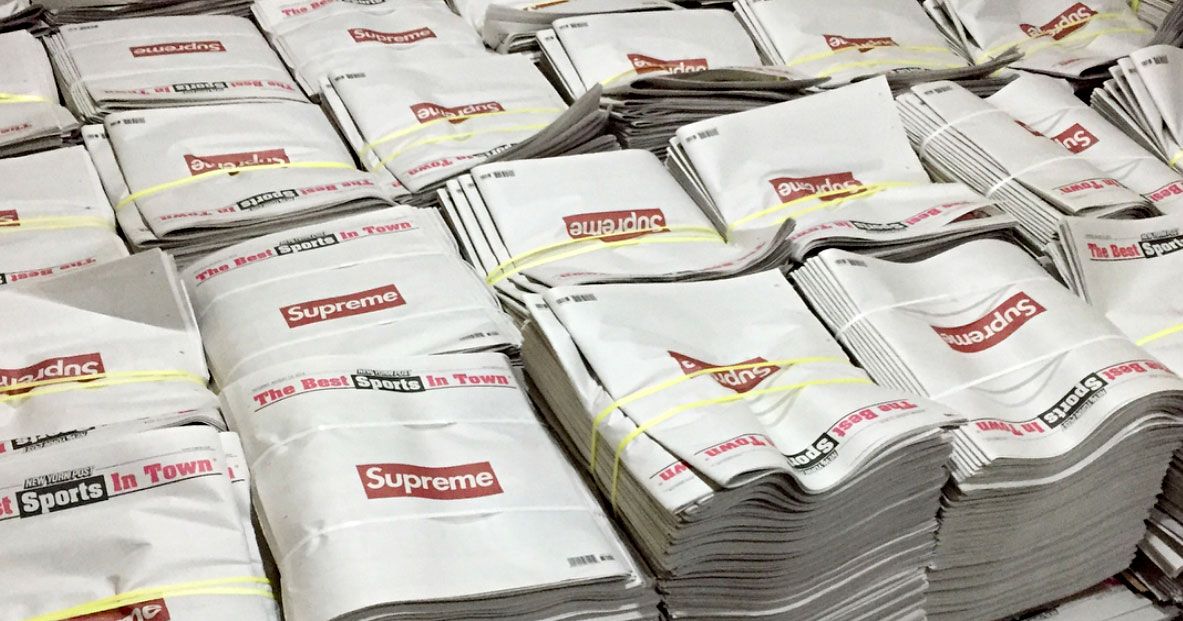 Supreme Collaborates With The New York Post On Special-Edition