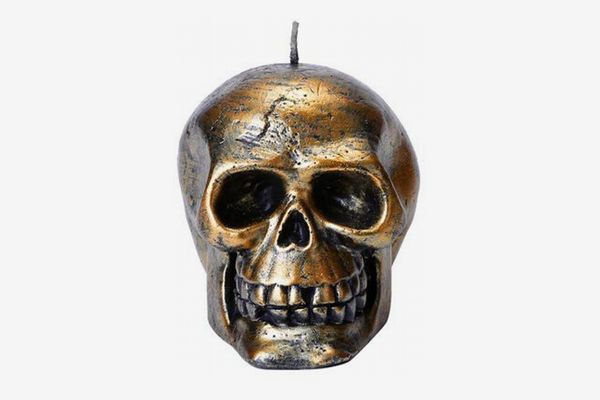 YAMUDA Gold Skull Candle