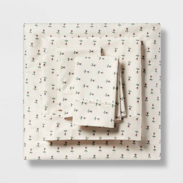 Threshold Printed Performance 400 Thread Count Sheet Set - Queen
