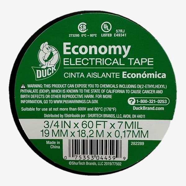 Duck Brand Economy Electrical Tape - 60-Foot Roll