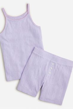 J.Crew Girls’ Pointelle Sleep Set