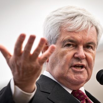 Republican presidential candidate Newt Gingrich.