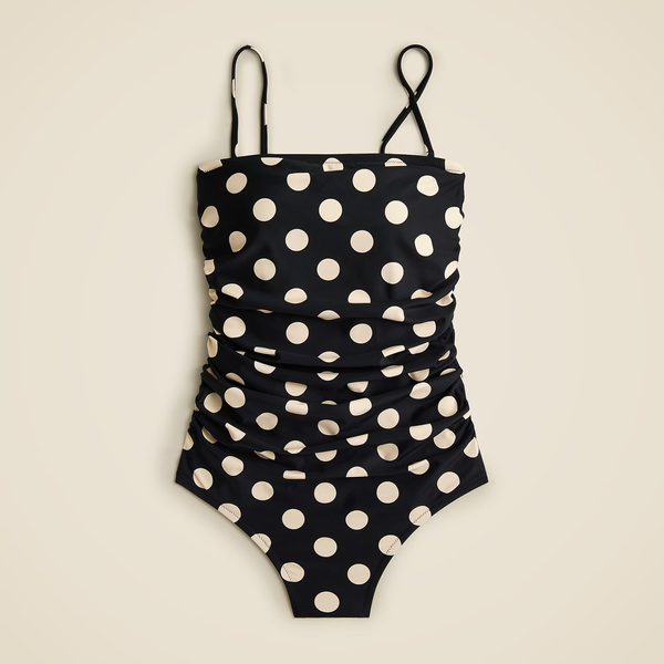 ワンピース HUECLOSET Dot Ribbon Square Neck One Piece J.Crew Gail One-Piece Classic Sculpt Sale May 2025 | The