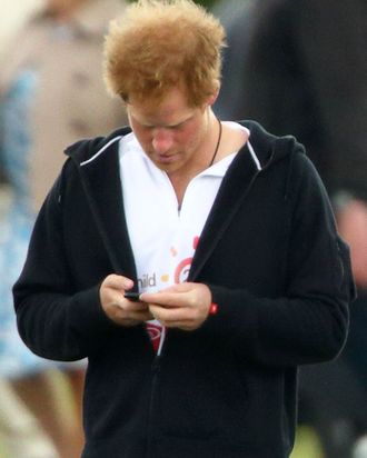 Prince Harry presumably updating his alt account.