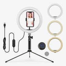 10” LED Ring Light with Tripod Stand