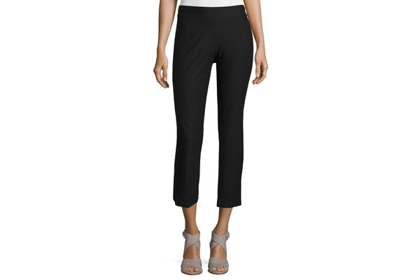 Eileen Fisher Washable Stretch-Crepe Ankle Pants