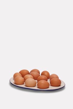 Permanent Collection Ceramic Egg Plate