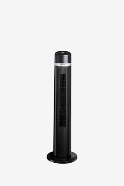 AmazonBasics Oscillating 3 Speed Tower Fan with Remote