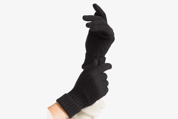 Fishers Finery 100% Pure Knit Ultra Plush Cashmere Gloves
