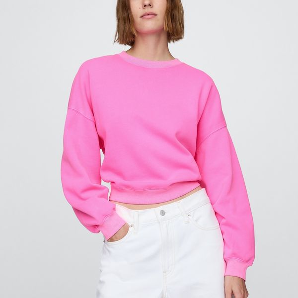 Gap VintageSoft Wedge Crewneck Sweatshirt