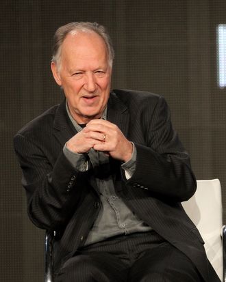 Director Werner Herzog of the television series 