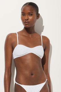 J.Crew Wave Eyelet Bikini Top
