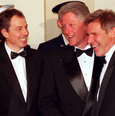 Bill was just ten days removed from having uttered the immortal line, "I did not have sex with that woman Miss Lewinsky." Tony was ten hours removed from having practiced that fake smile in the mirror. And Harrison was ten minutes removed from having tickled Buddy the dog while saying, "Laugh it up, fuzzball."
