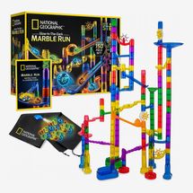 National Geographic Glowing Marble Run – 150 Piece Construction Set