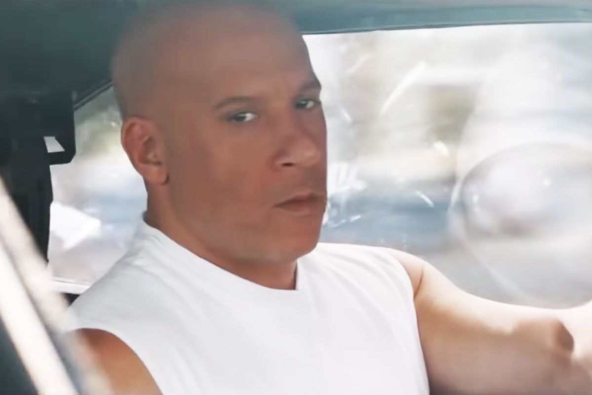 vin diesel blue shirt