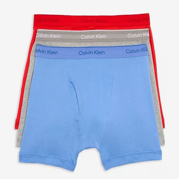 Calvin Klein Cotton Boxer Briefs, Pack of 3