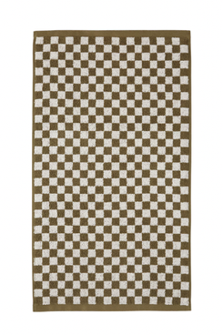 Baina Ssense Exclusive Green & Off-white Checkered Hand Towel