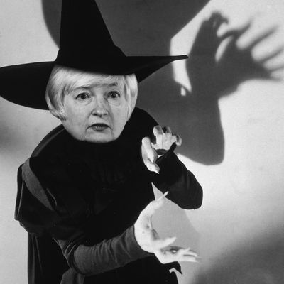 Janet Yellen as The Wicked Witch of the West