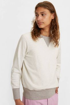 DICKIES Oxford Mens Crewneck Sweatshirt - NATURAL