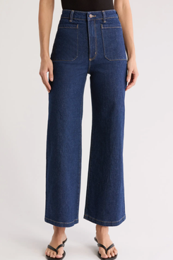 Rolla’s Sailor True Rinse High Rise Flare Leg Ankle Jeans