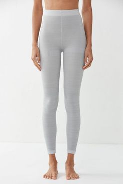 Out From Under Fleece-Lined Grey Footless Tight