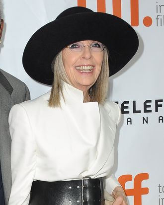 TORONTO, ON - SEPTEMBER 05: Actress Diane Keaton attends the 'Ruth & Alex' premiere during the 2014 Toronto International Film Festival at Ryerson Theatre on September 5, 2014 in Toronto, Canada. (Photo by Angela Weiss/WireImage)