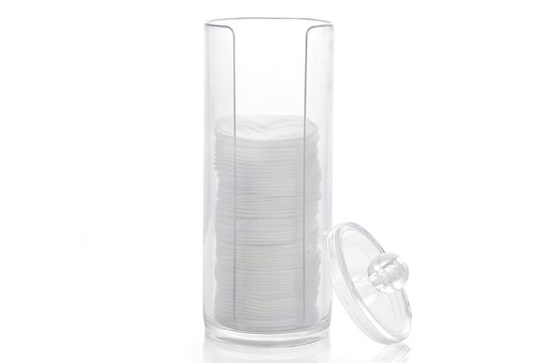 HABIBEE Acrylic Cotton Pad Dispenser