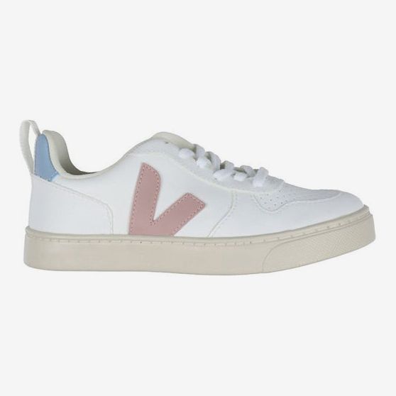 Cordones Veja V-10 CWL Blanco Babe Azul